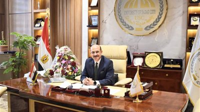 رئيس جامعة مدينة السادات يهنئ الرئيس السيسي والشعب المصري بافتتاح المتحف المصري 