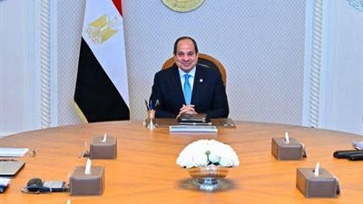 اجتمع الرئيس السيسي مع رئيس الوزراء والمهندس كريم بدوي وزير البترول 