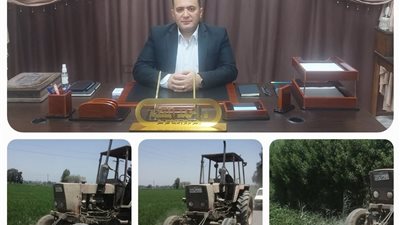 رئيس مركز ومدينة كفر صقر يتابع تنظيف وتمهيد الطرق بمداخل الوحدة المحلية بالهجارسه