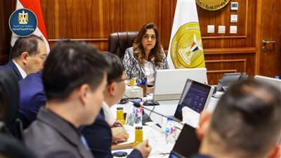 وزيرة التنمية المحلية تبحث مع وفد شركة هواوي مجالات التعاون المشتركة