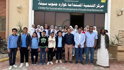 محطة بحوث جنوب سيناء تستقبل الطلاب وجامعة الملك سلمان لتعزيز التدريب الميداني