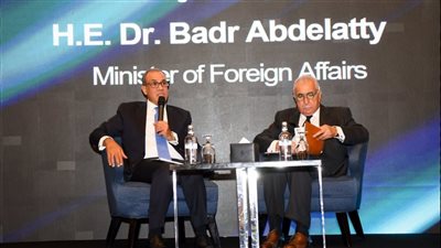 وزير الخارجيه يستعرض الموقف المصري في إجتماع  غرفة التجاره الامريكيه