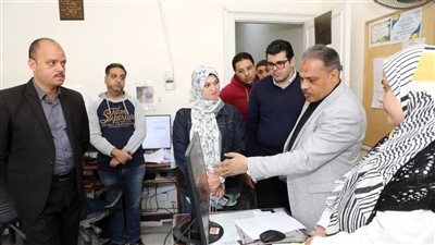 محافظ الشرقية يختتم جولته المفاجئة بمتابعة مركز معلومات الشبكات والمرافق والادارة الهندسية