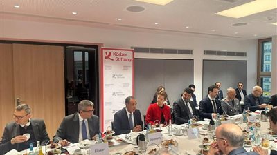 وزير الخارجية يشارك في جلسة حوارية بمؤسسة Korber Stiftung بالعاصمه برلين