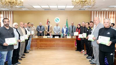 محافظ الشرقية يُكرم الأبطال الرياضيين بمديريتي الشباب والرياضة والتربية والتعليم أبناء الشرقية