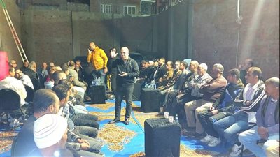 أهالى الأربعين  يبايعون مرشح مستقبل وطن لعضــوية النــــواب