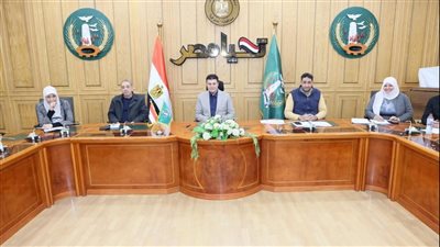 سكرتير عام المنوفيه يعقد إجتماعاً لمتابعة إنجاز منظومات التصالح  استعدادات موسم الشتاء