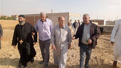 أقباط جنيفة يستقبلون مرشح حزب مستقبل وطن بالسويس
