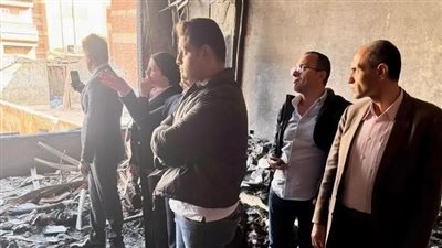 النيابة الإدارية تعاين مكان حـــريق سوق الخواجات بالمنصورة الذي أسفر بإصابة ١٣ووفـــاةخمسة