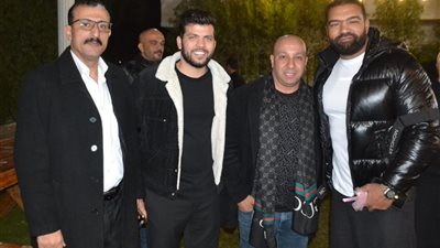 عبده الأمير يحتفل بسبوع توأمه بوسي وياسين وسط حضور الأسرة ونجوم الفن ورجال المجتمع
