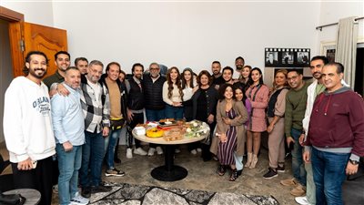 داخل البروفات.. أبطال مسلسل أنا وهو وهم يستعدون للتصوير