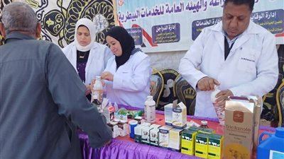 مديربة الطب البيطري بالدقهلية تنظم قافلة بيطرية بقرية الأورمان مركز السنبلاوين