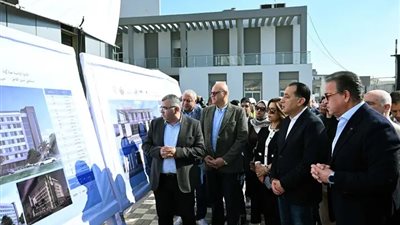 رئيس الوزراء يتفقد مشروع إنشاء مستشفى شبين القناطر المركزي