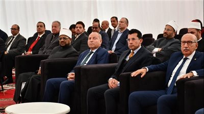 أفتتاح مسجد قضاة مصر بحضور وزير الشباب والرياضة ومحافظ القاهرة 
