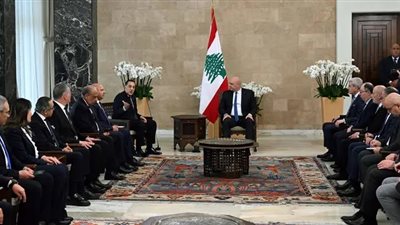 رئيس الجمهورية اللبناني يستقبل الدكتور مصطفى مدبولي بقصر بعبدا