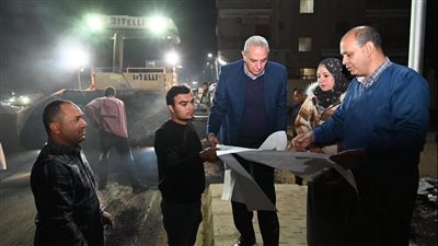 محافظ الغربية يتابع رصف مصرف الزهار وتطوير حديقة قطور