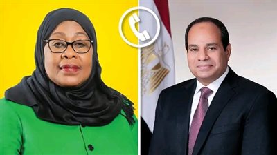  الرئيس السيسي أجري اتصالًا هاتفيًا مع الدكتورة سامية حسن، رئيسة جمهورية تنزانيا 
