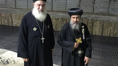 أسقف السويس يتفقد إنشاء مبنى الخدمات بكنيسة العذراء مريم بالسويس