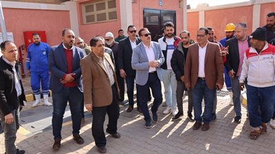 محافظ المنوفية يطلق شارة بدء التشغيل التجريبي لمشروع صرف صحي بمركز تلا