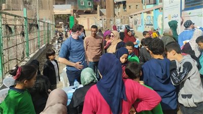 بحضور النائبة رشا طه:رئيس الوحدة المحلية بالمنوات يقف على تنظيم القافلة الطبية