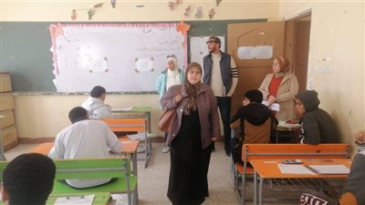 الوكيل الثقافي بأزهر السويس تتابع إمتحانات الفصل الدراسي الأول