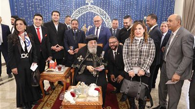 بصمة شباب مصر يلبّي دعوة حضور قداس عيد الميلاد المجيد 