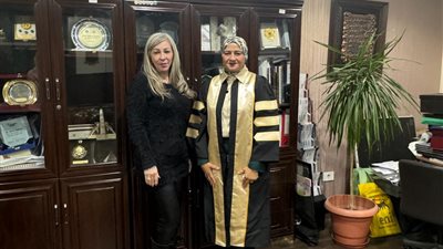 يتقدم الصحفي محمد هاشم بخالص التهاني إلي الدكتورة النائبة مروة قنصوه لحصولها على درجة الدكتوراه