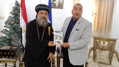 برلماني يهنيء قيادات كنائس السويس والأخوه الأقباط بمناسبة عيد الميلاد المجيد 