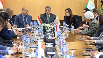 محافظ الجيزة يستقبل أعضاء مجلسي النواب والشيوخ لتهنئتهم ووضع خريطة عمل مشتركة