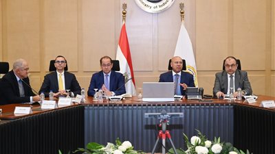 نائب رئيس مجلس الوزراء يجتمع بوزراء قطاع الأعمال والاستثمار والمالية واتحاد الصناعات 
