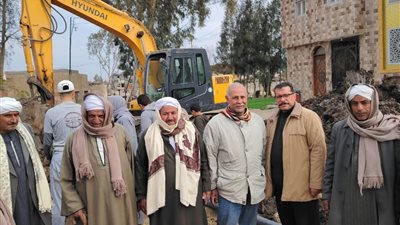 الجهود مستمرة لتحسين خدمات مياه الشرب بعزبة عرب عوده بكفر صقر