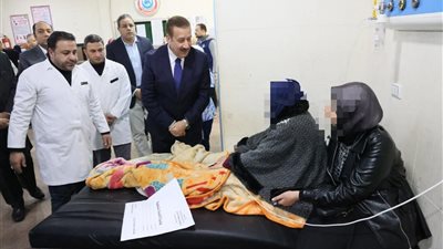 محافظ المنوفية يتفقد انتظام سير العمل بمستشفى قويسنا المركزي