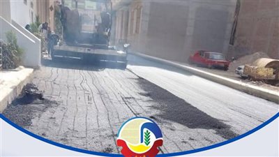 محافظ البحيرة تتابع أعمال رصف طريق هندي بالدلنجات بتكلفة 3.5 مليون جنيه