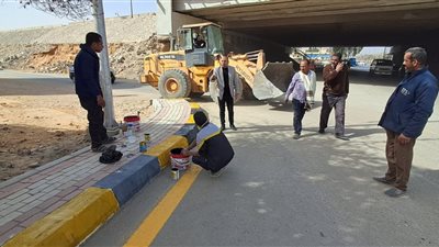حملة نظافة مكبرة بمركز أبو النمرس وفرد الدقشوم بمحيط مطلع دائري المنصورية