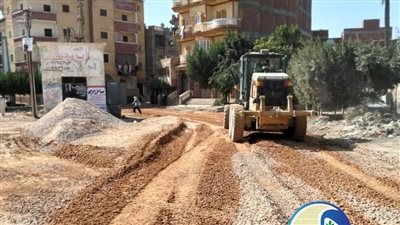 تطوير مدخل سرنباي بالمحمودية بالبحيرة 5 مليون جنيه لرفع كفاءة الطرق