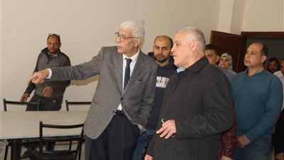 رئيس جامعة المنوفية يتابع تجهيزات مقر الجامعة التكنولوجية الأهلية استعدادًا لانطلاق الدراسة