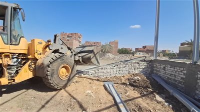 أبو النمرس بجنوب الجيزة تتصدى للمخالفين والتعديات على الأراضي الزراعية
