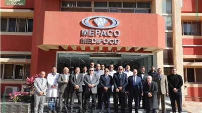 محافظ الشرقية يتفقد شركة ميباكو –ميدي فود للأدوية والنباتات الطبية بأنشاص الرمل