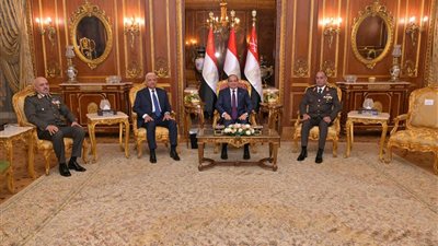  الرئيس السيسي يشهد حفل تكريم الفريق أول عبدالمجيد صقر وزير الدفاع السابق