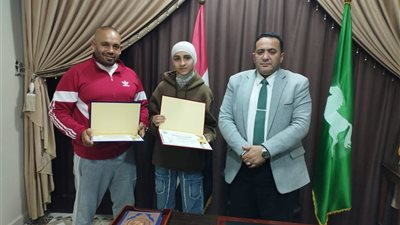 تكريم أبناء كفر صقر الحاصلين علي بطولة أفريقيا في الووشو كونغ فو