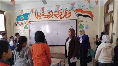 قيادات التعليم بالسويس يتفقدون مدارس المحافظة للإطمنان علي سير العملية التعليمية 