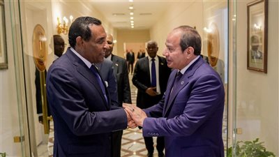 استقبل الرئيس السيسي الدكتور كامل إدريس وذلك بحضور رئيس الوزراء، ووفدي البلدين