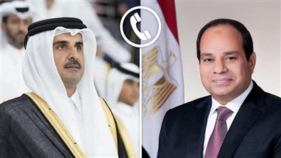 أجري الرئيس السيسي اتصالاً هاتفياً بأمير دولة قطر، لمتابعة تداعيات الاعتداء الإيراني 
