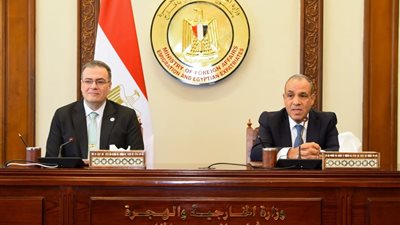 وزير الخارجية يبحث تطوير آليات العمل بقطاع التعاون الدولي