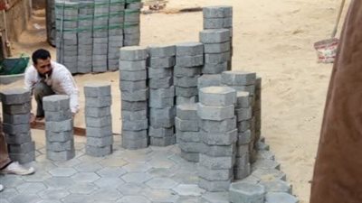 إستكمال أعمال التطوير ورفع كفاءة الشوارع الداخلية بمدينة ههيا بالشرقية