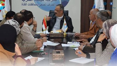 مياه القناة تعقد إجتماعاً لمتابعة تنفيذ المشروعات علي مستوي مدن القناة