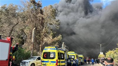 حريق هائل بمصنع عقل بمدينة طلخا بمحافظ الدقهلية