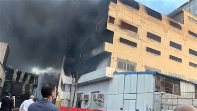 محافظ الدقهلية:يتابع قوات الحماية المدنية بسرعة السيطرة على حريق مصنع عقل بطلخا 