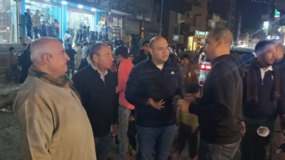 نائب محافظ الجيزة في جولة ليلية بمركز أبو النمرس