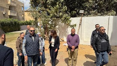  إزالة عقار مخالف بالكامل بنزلة السمان وجمالون على أرض زراعية بالجيزة 